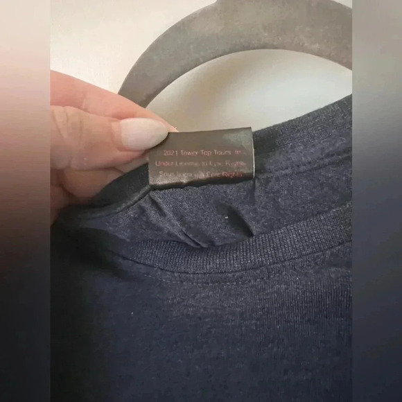 Official Merch | ZZ Top Navy Band Tee | Size M - Picture 5 of 7